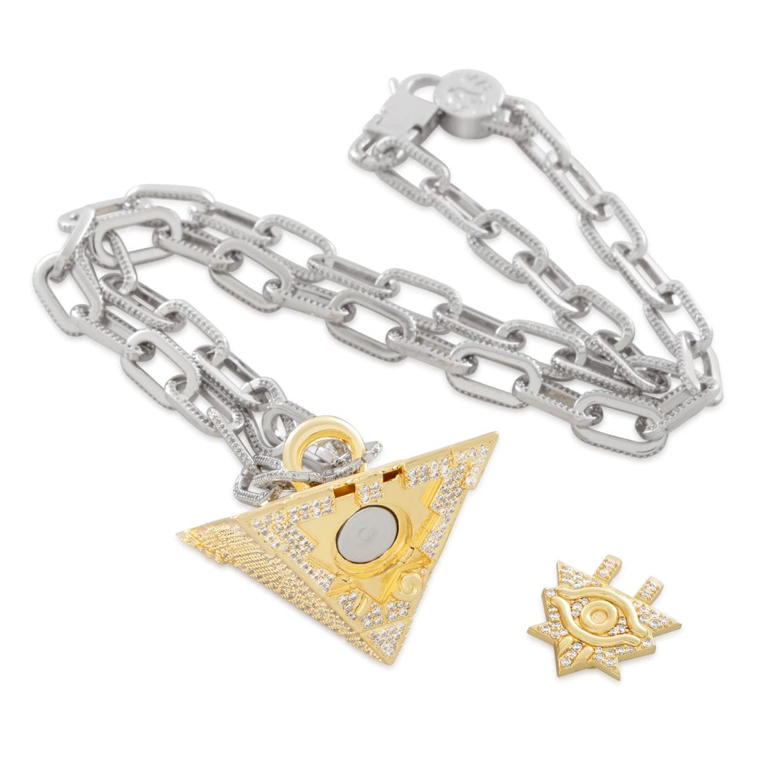 Yu-Gi-Oh! x King Ice - LE Iced Millennium Puzzle Necklace in by King Ice