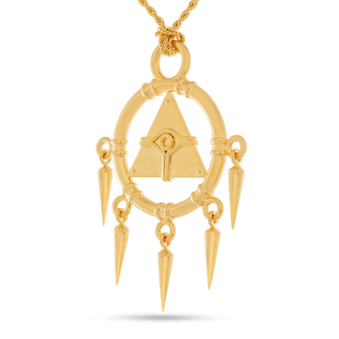 Yu-Gi-Oh! x King Ice - Millennium Ring Necklace in by King Ice