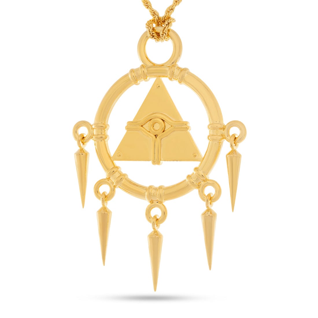 Yu-Gi-Oh! x King Ice - Millennium Ring Necklace  in  by King Ice