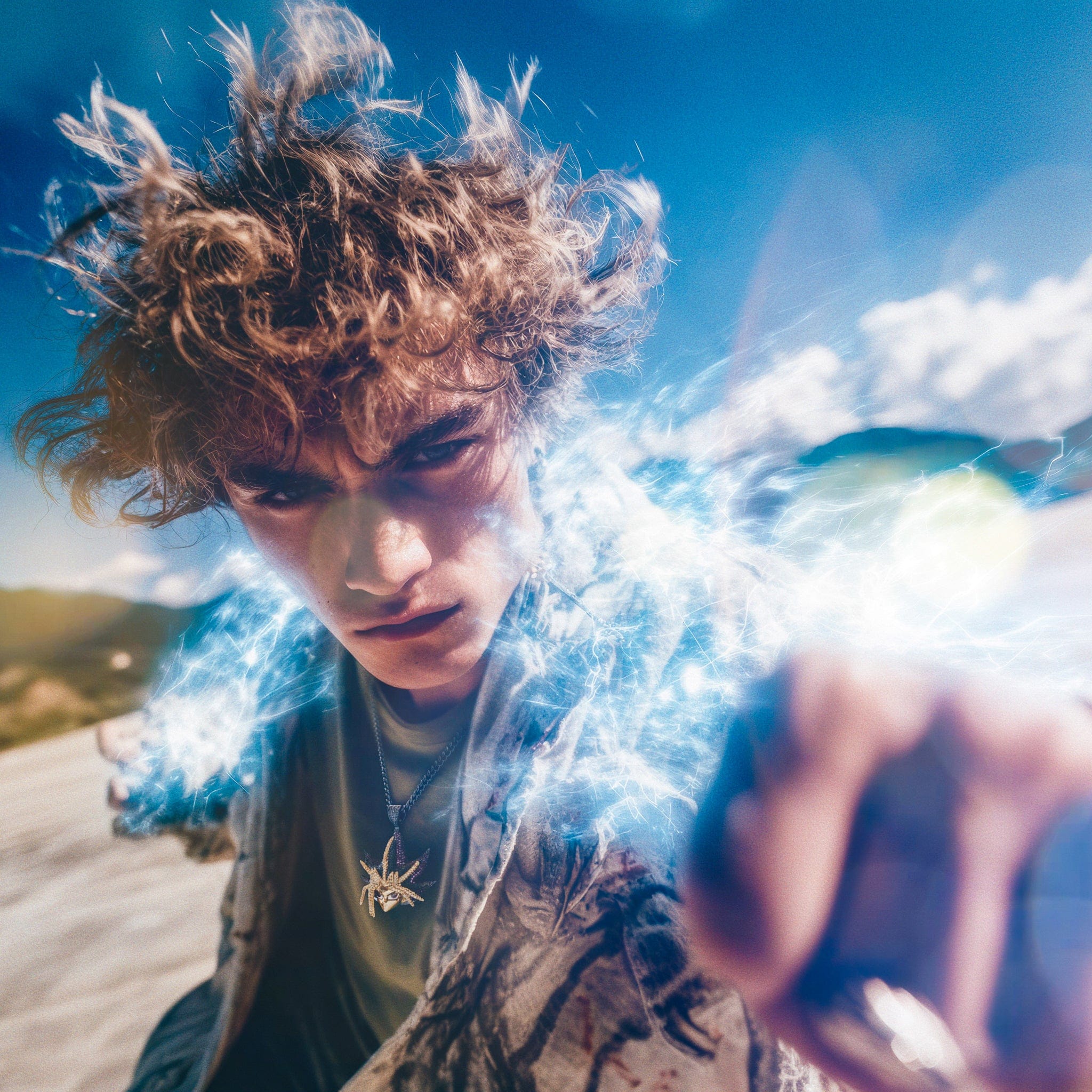 Yu-Gi-Oh! x King Ice - Yami Yugi Necklace  in  by King Ice