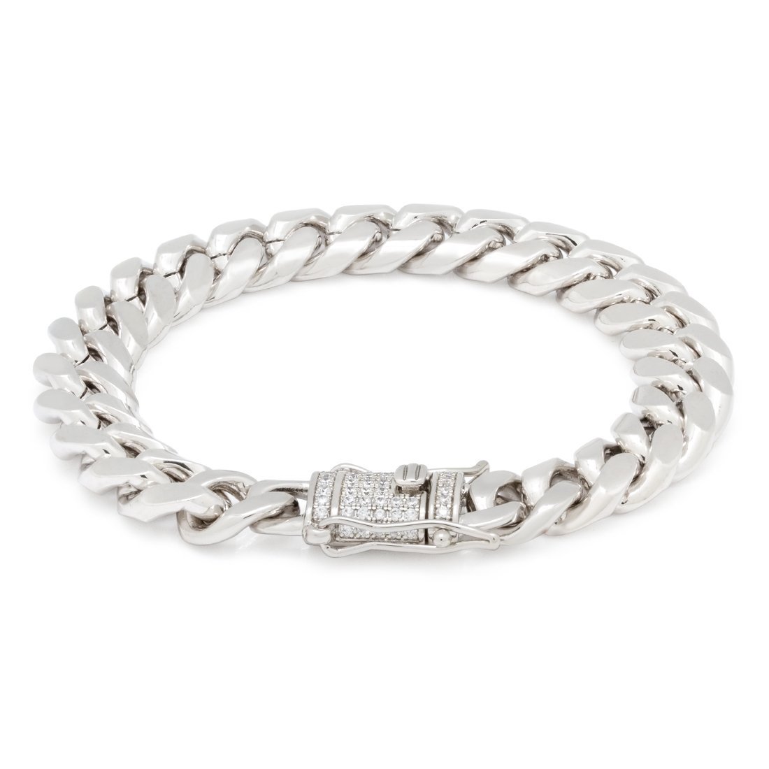 10mm Miami Cuban Link Bracelet in by King Ice