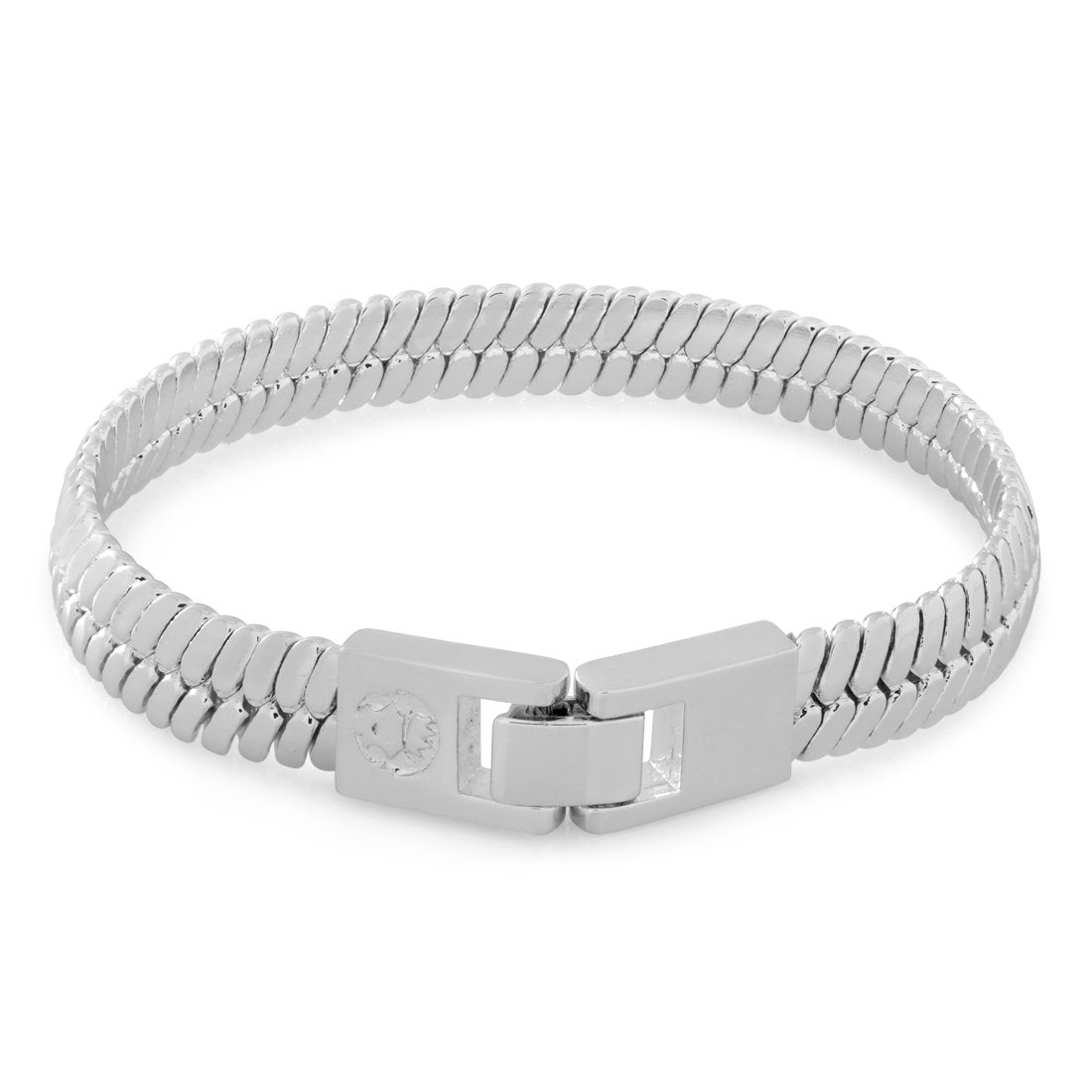 10mm Thick Herringbone Bracelet in by King Ice