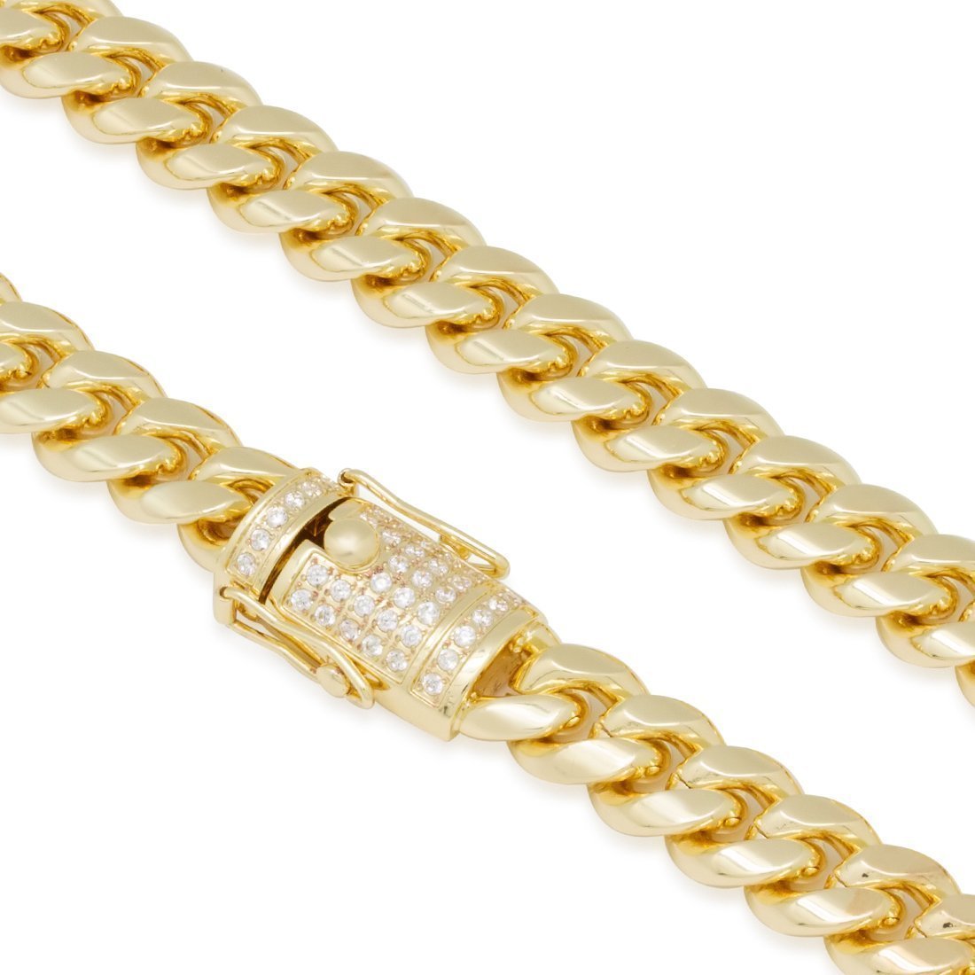 12mm Miami Cuban Link Chain in by King Ice