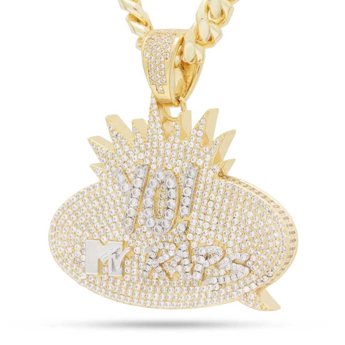 MTV x King Ice - Yo! MTV Raps Necklace in 14K Gold / 2" by King Ice