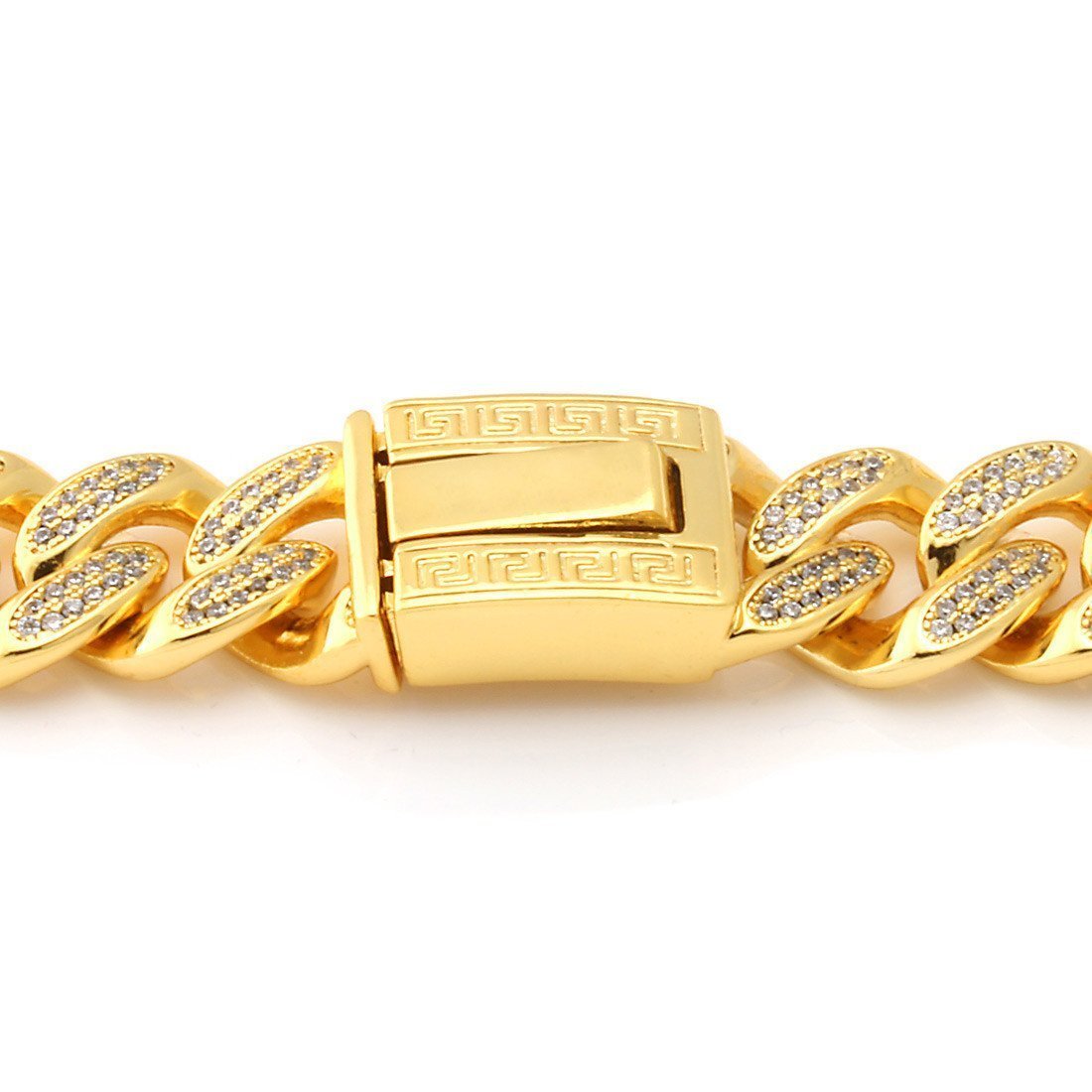 15mm Classic Iced Miami Cuban Link Chain in by King Ice