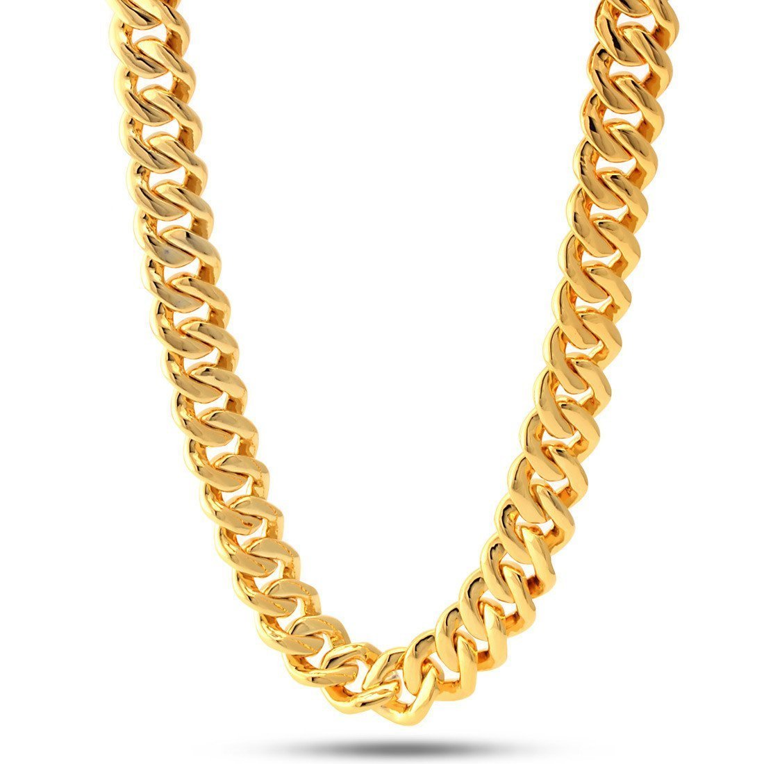 15mm Classic Iced Miami Cuban Link Chain in by King Ice