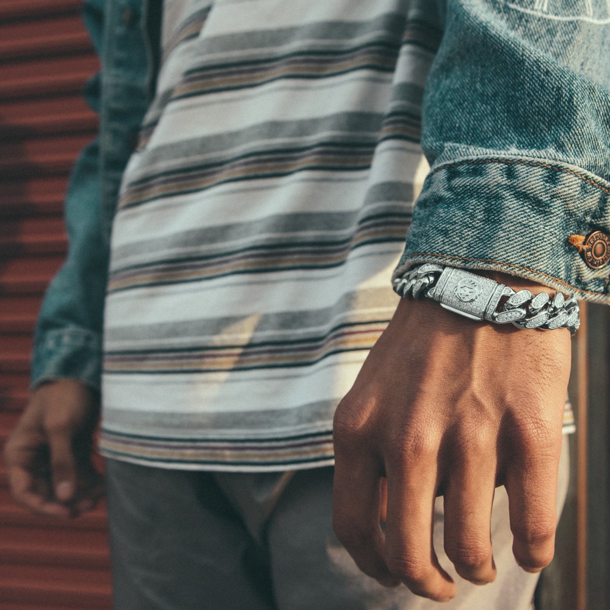 15mm Iced Miami Cuban Link Bracelet in by King Ice