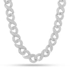 Gold Plated / White Gold / 20" 15mm Infinity Link Chain