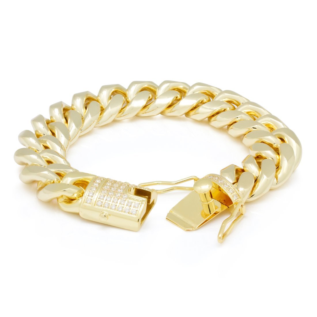 16mm Miami Cuban Link Bracelet in by King Ice