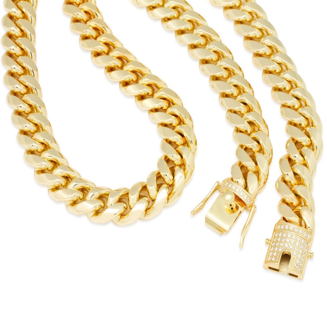 16mm Miami Cuban Link Chain in by King Ice