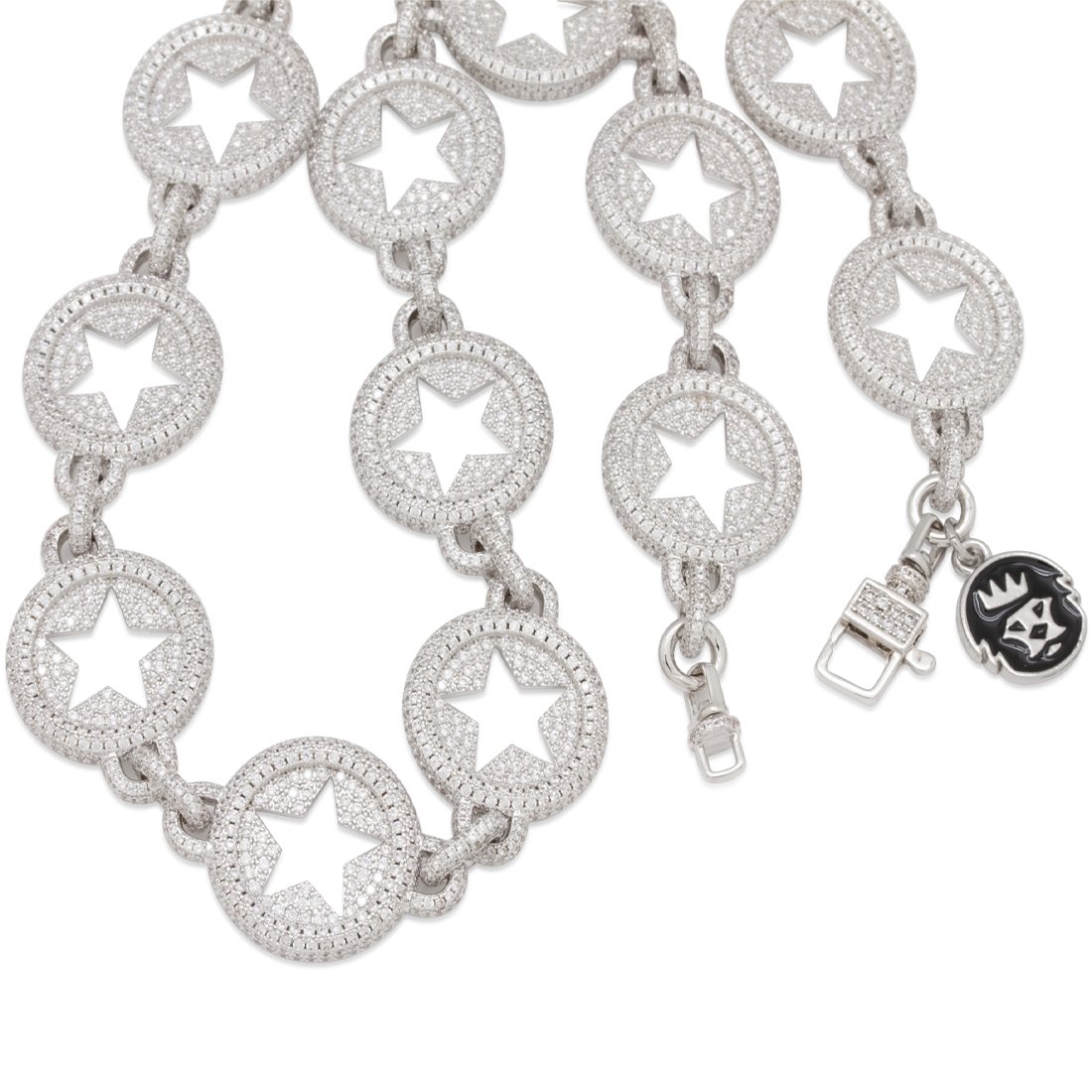 20mm Circled Star Chain in by King Ice