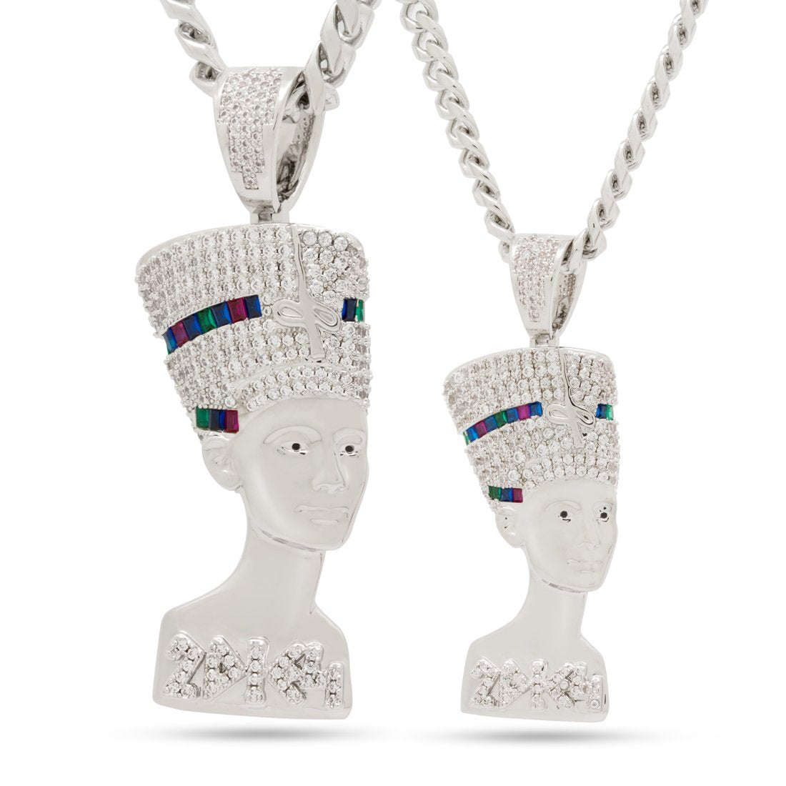 3D Boss Nefertiti Necklace in by King Ice