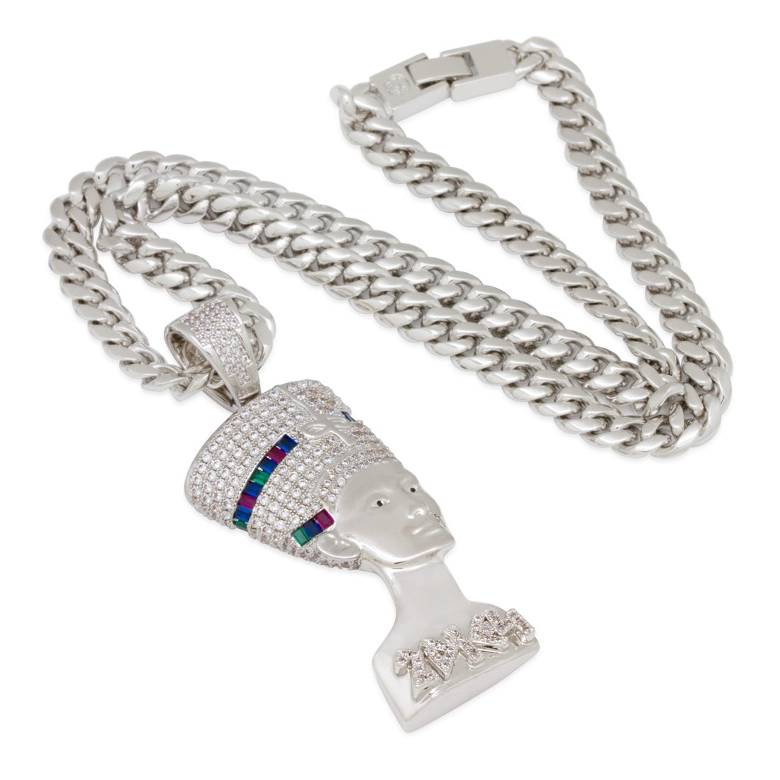 3D Boss Nefertiti Necklace in by King Ice