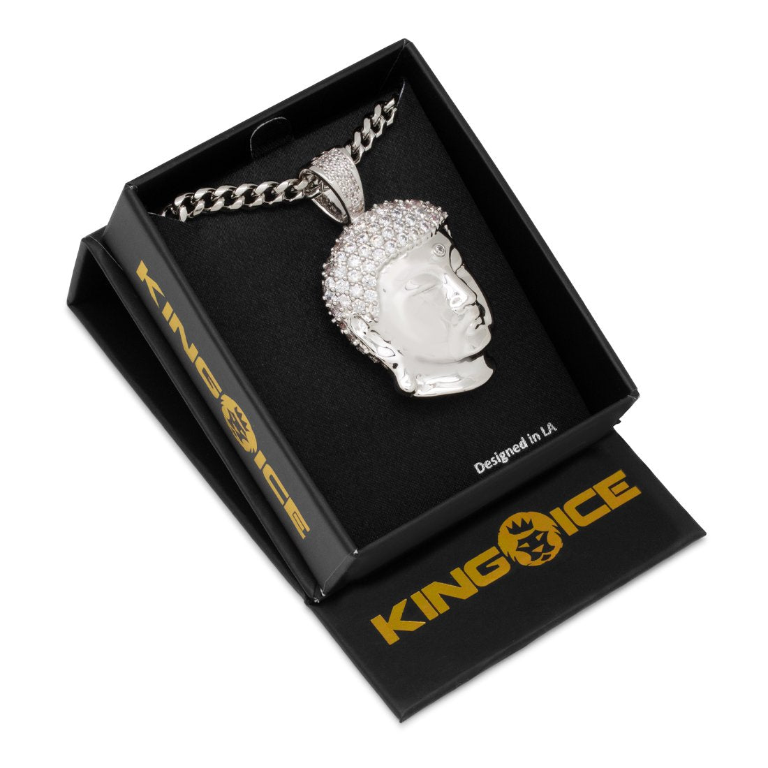 3D Boss Enlightened Buddha Necklace in by King Ice