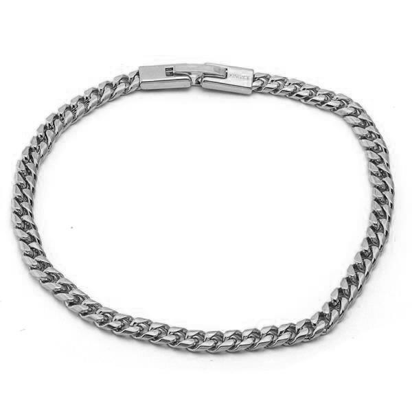 3mm Miami Cuban Link Bracelet in Gold Plated / White Gold / 7" by King Ice