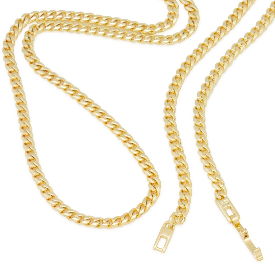 3mm Miami Cuban Link Chain Choker Set in by King Ice