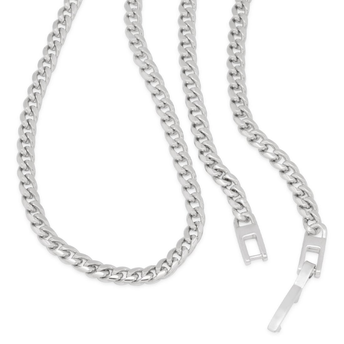 3mm Miami Cuban Link Chain Choker Set in by King Ice