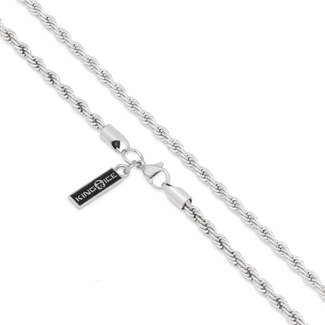 3mm Rope Chain Choker Set in by King Ice
