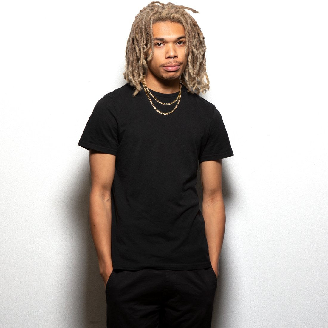 5mm Figaro Chain Choker Set in by King Ice