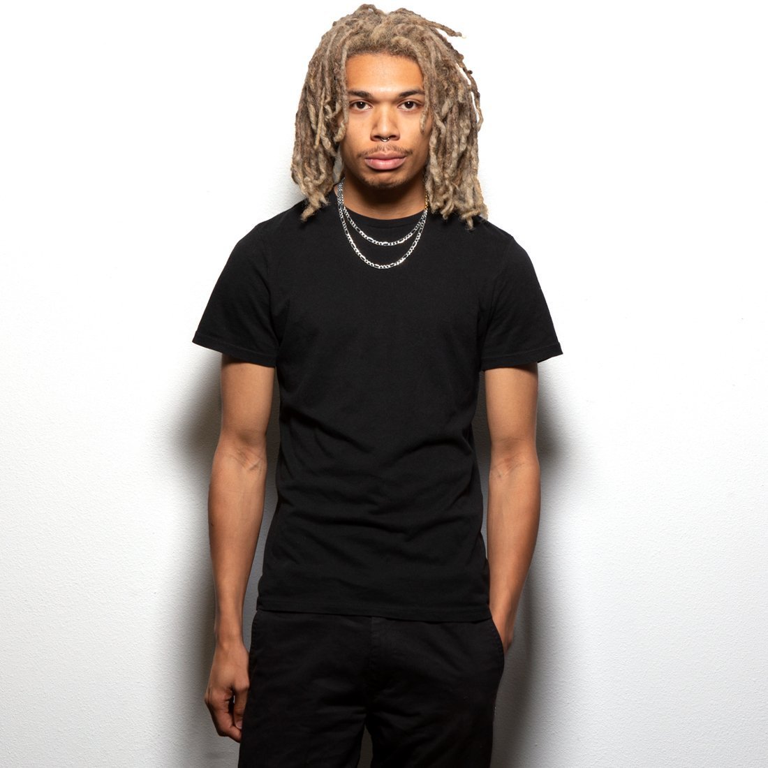 5mm Figaro Chain Choker Set in by King Ice