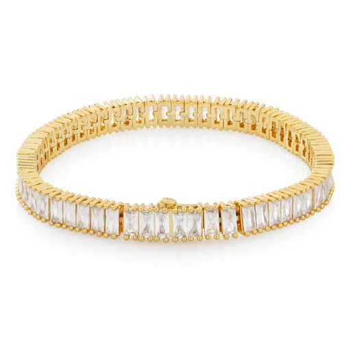 6mm Baguette Tennis Bracelet in by King Ice