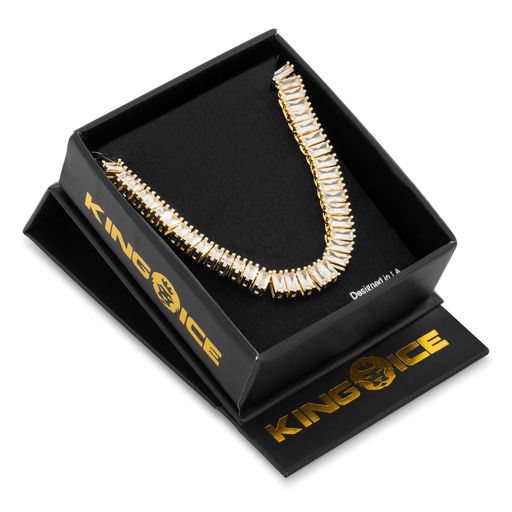 6mm Baguette Tennis Chain in by King Ice