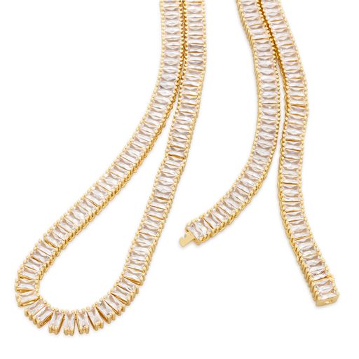 6mm Baguette Tennis Chain in by King Ice