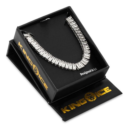 6mm Baguette Tennis Chain in by King Ice