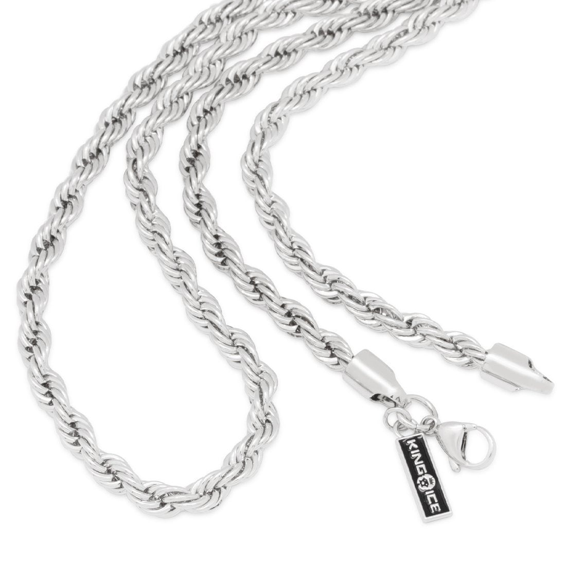 5mm Rope Chain Choker Set in by King Ice