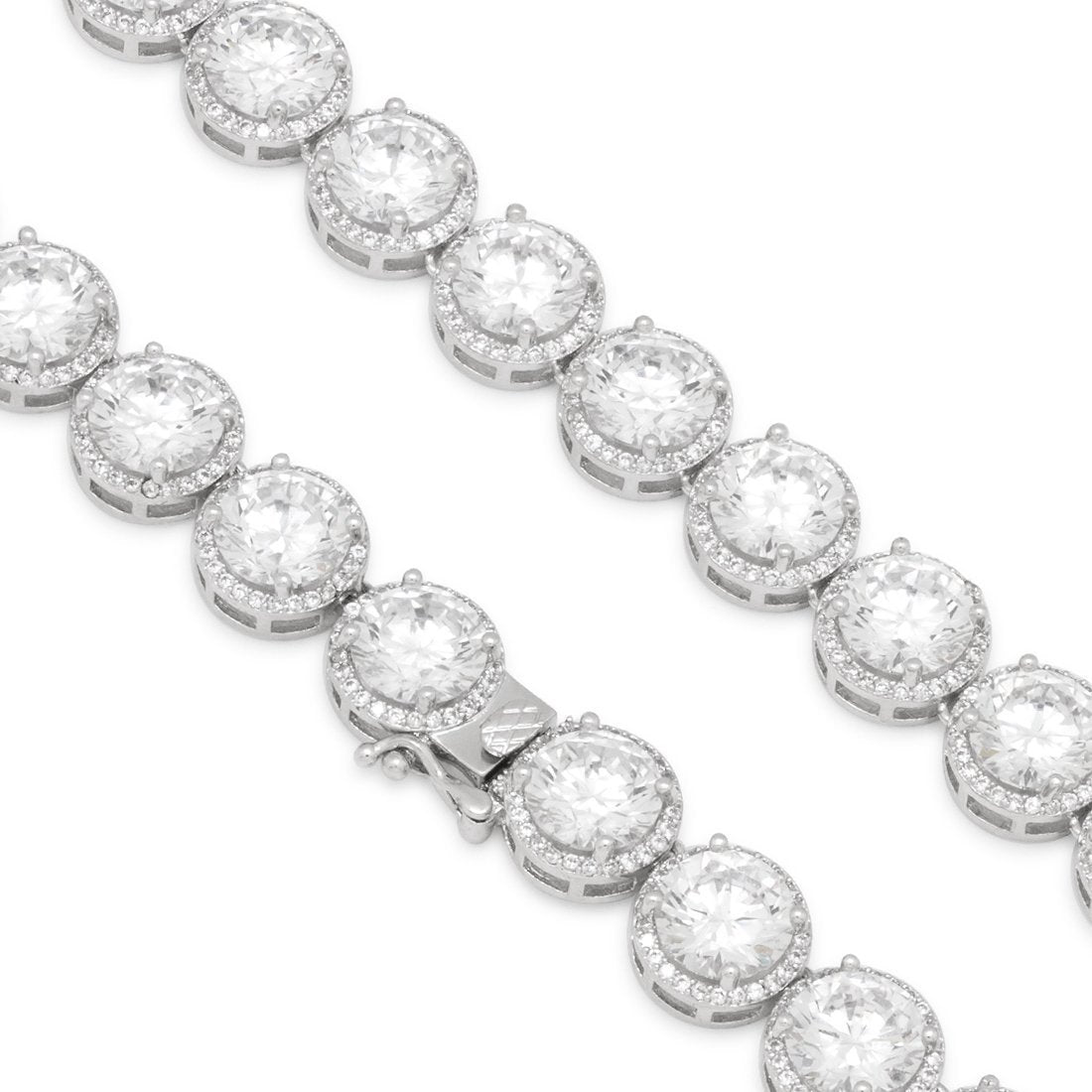 8mm Bezel-Set Tennis Chain in by King Ice