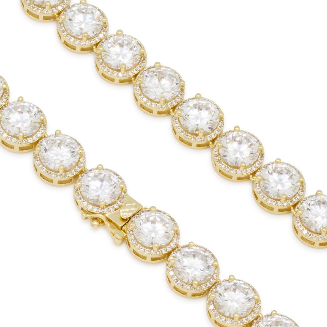 8mm Bezel-Set Tennis Chain in by King Ice