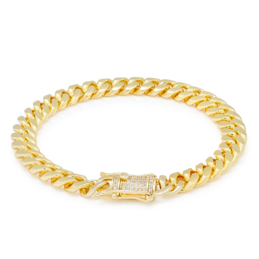8mm Miami Cuban Link Bracelet in by King Ice