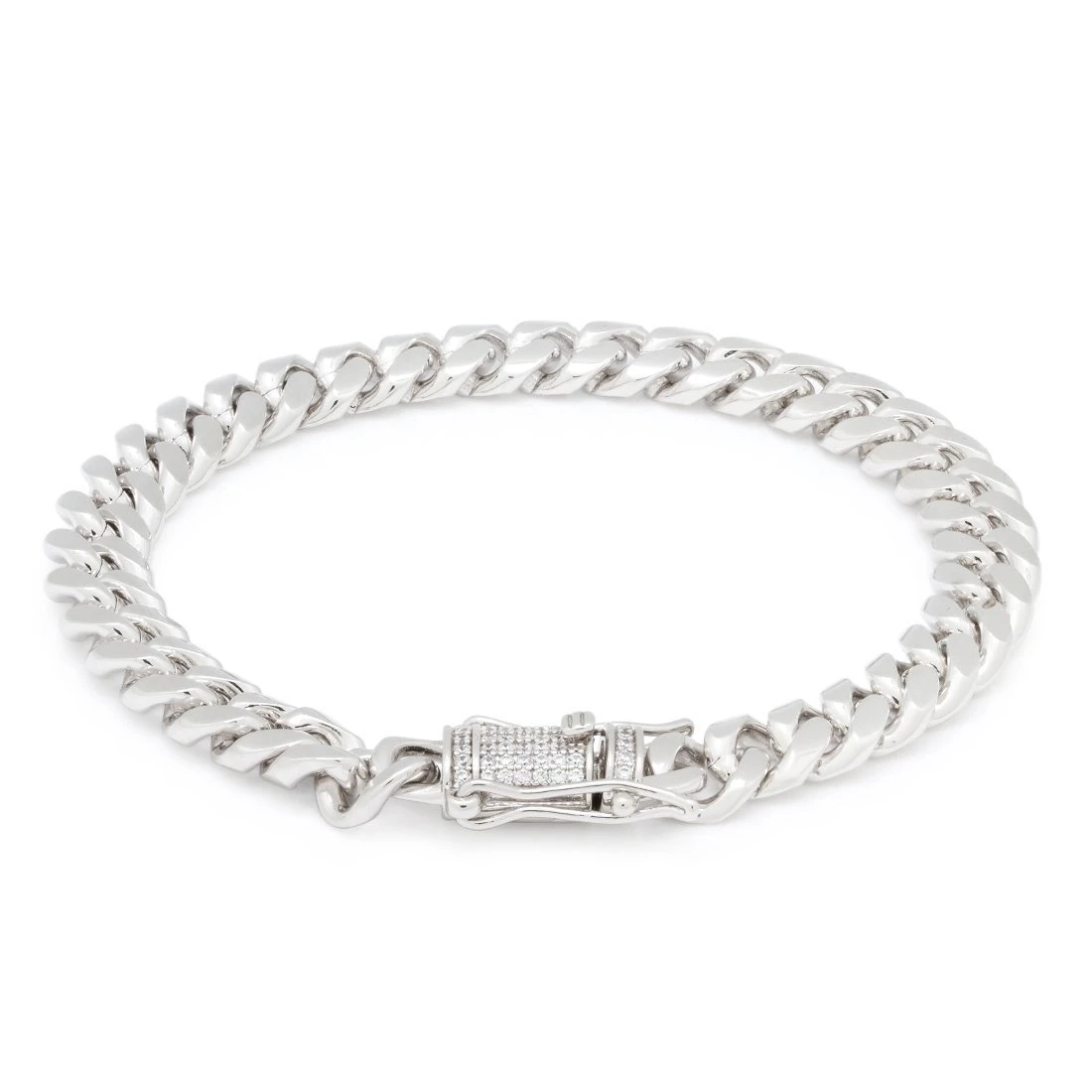 8mm Miami Cuban Link Bracelet in by King Ice