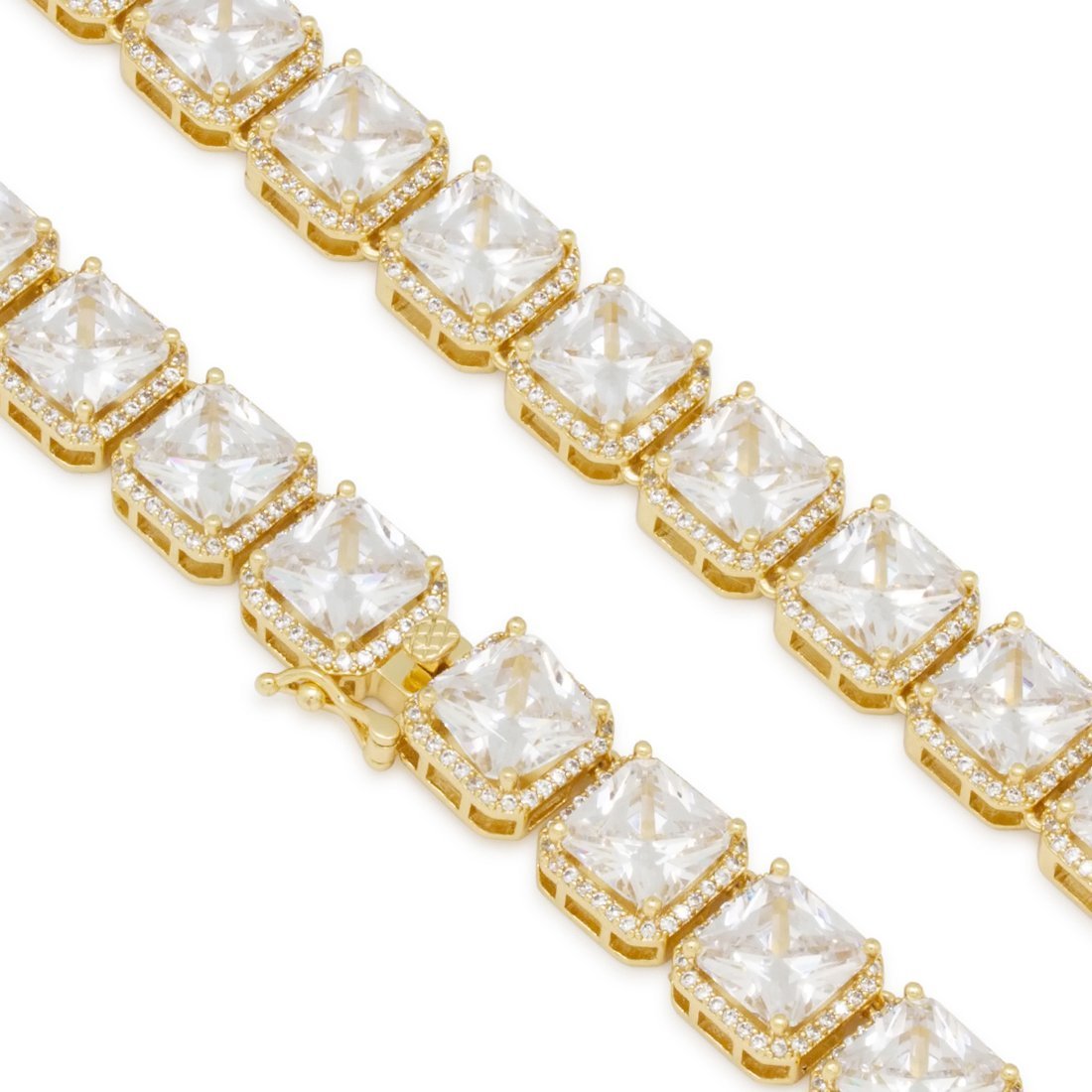 8mm Princess-Cut Tennis Chain in by King Ice