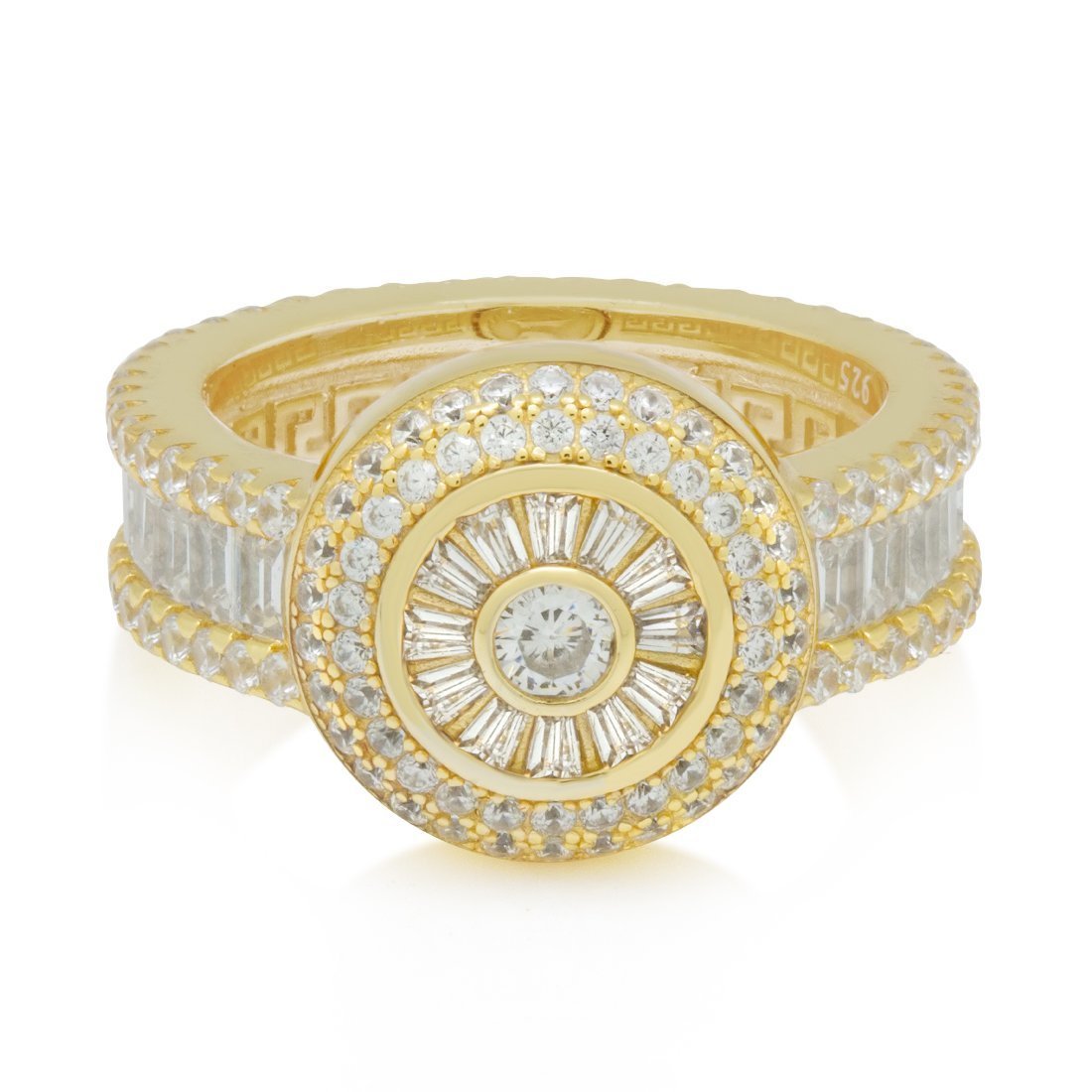 Baguette-Cut Cluster Ring in by King Ice