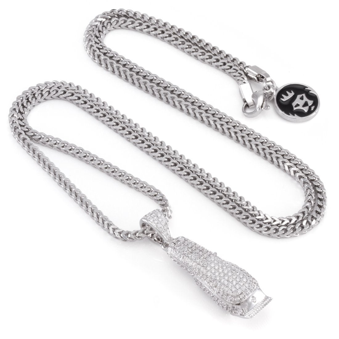 Barber Shop Clippers Necklace in by King Ice