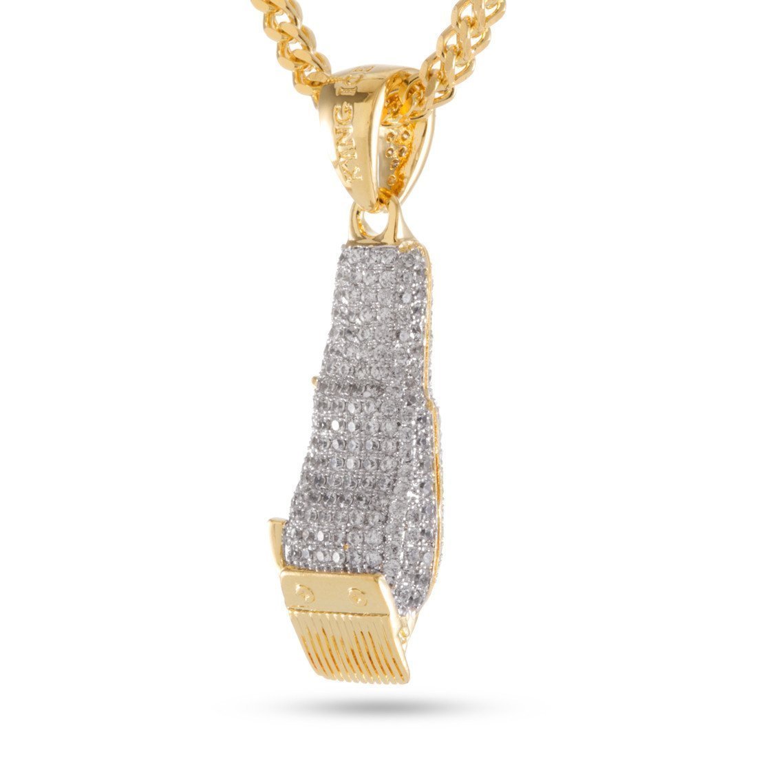 Barber Shop Clippers Necklace in by King Ice