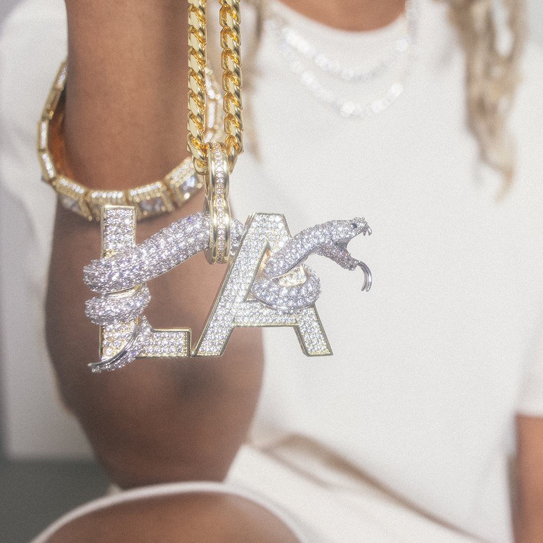 Black Mamba LA Necklace in by King Ice
