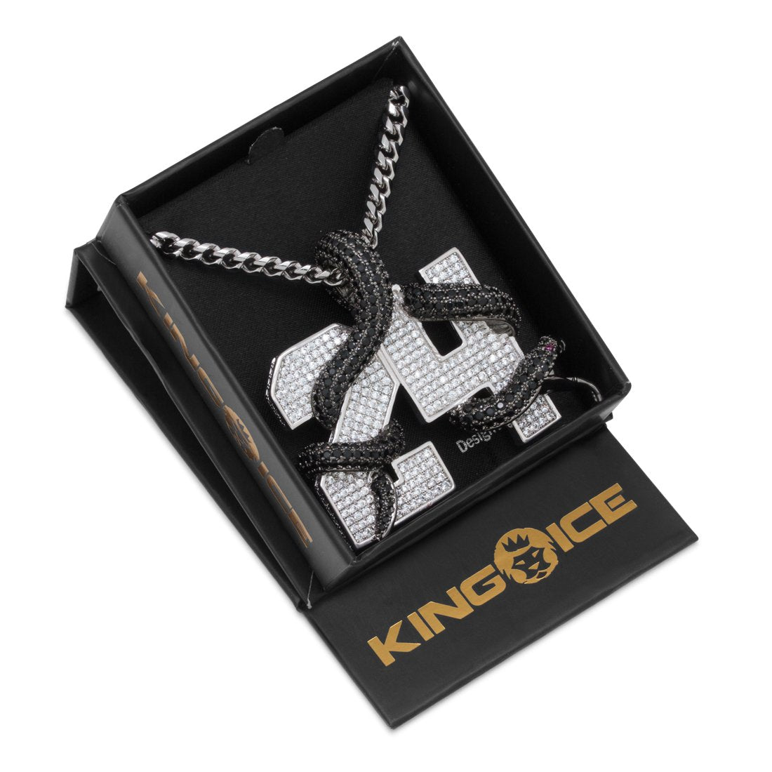 Black Mamba Number 24 Necklace in by King Ice