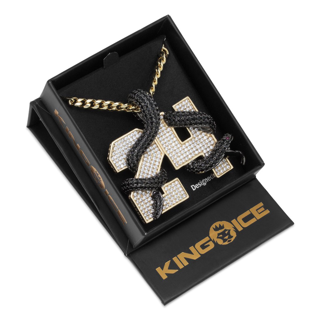 Black Mamba Number 24 Necklace in by King Ice