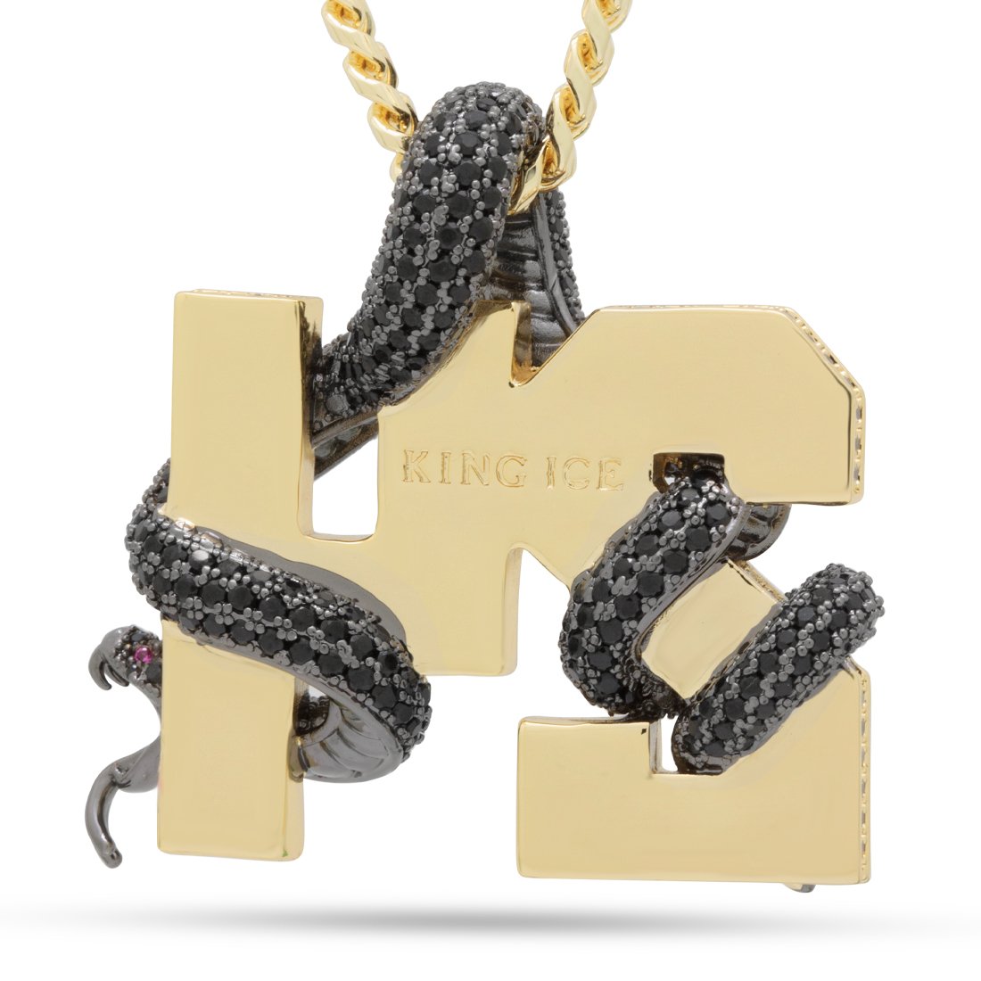 Black Mamba Number 24 Necklace in by King Ice
