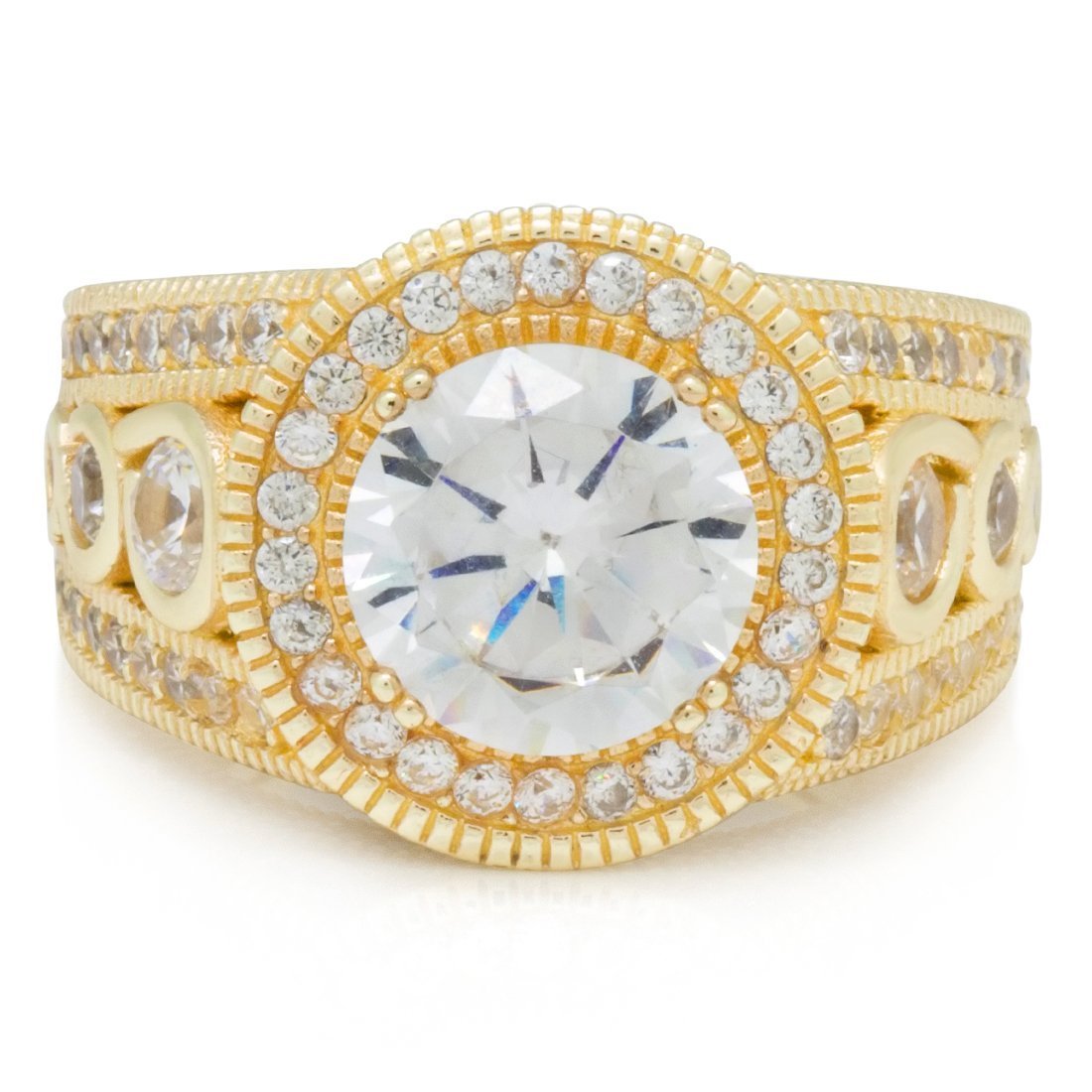 Brilliant-Cut Signet Ring in by King Ice