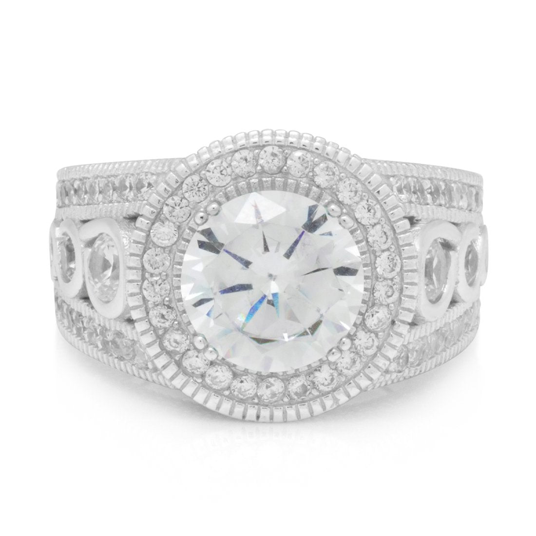 Brilliant-Cut Signet Ring in by King Ice