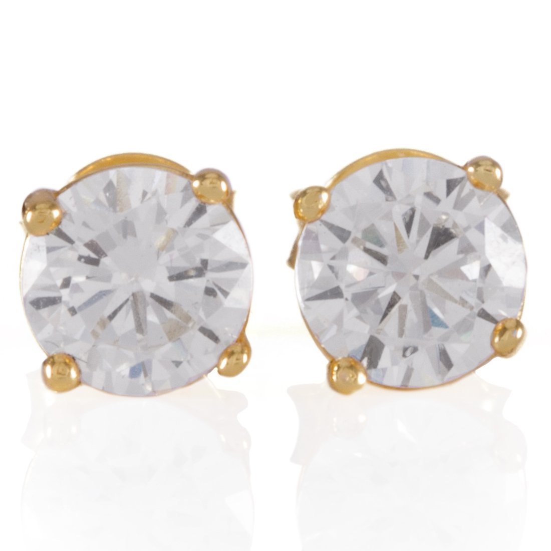 Brilliant-Cut Stud Earrings in by King Ice