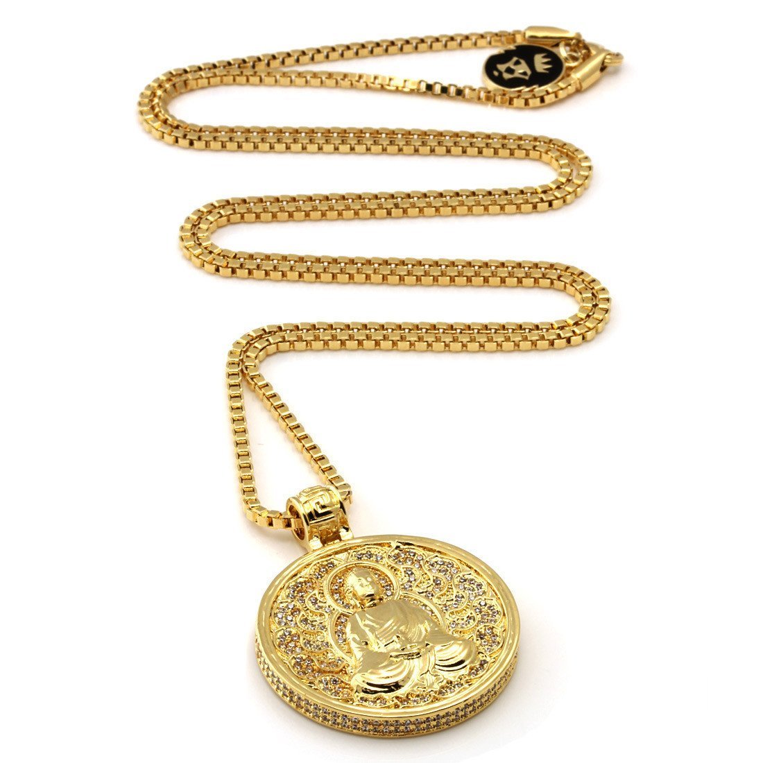 Buddhist Medallion Necklace in by King Ice
