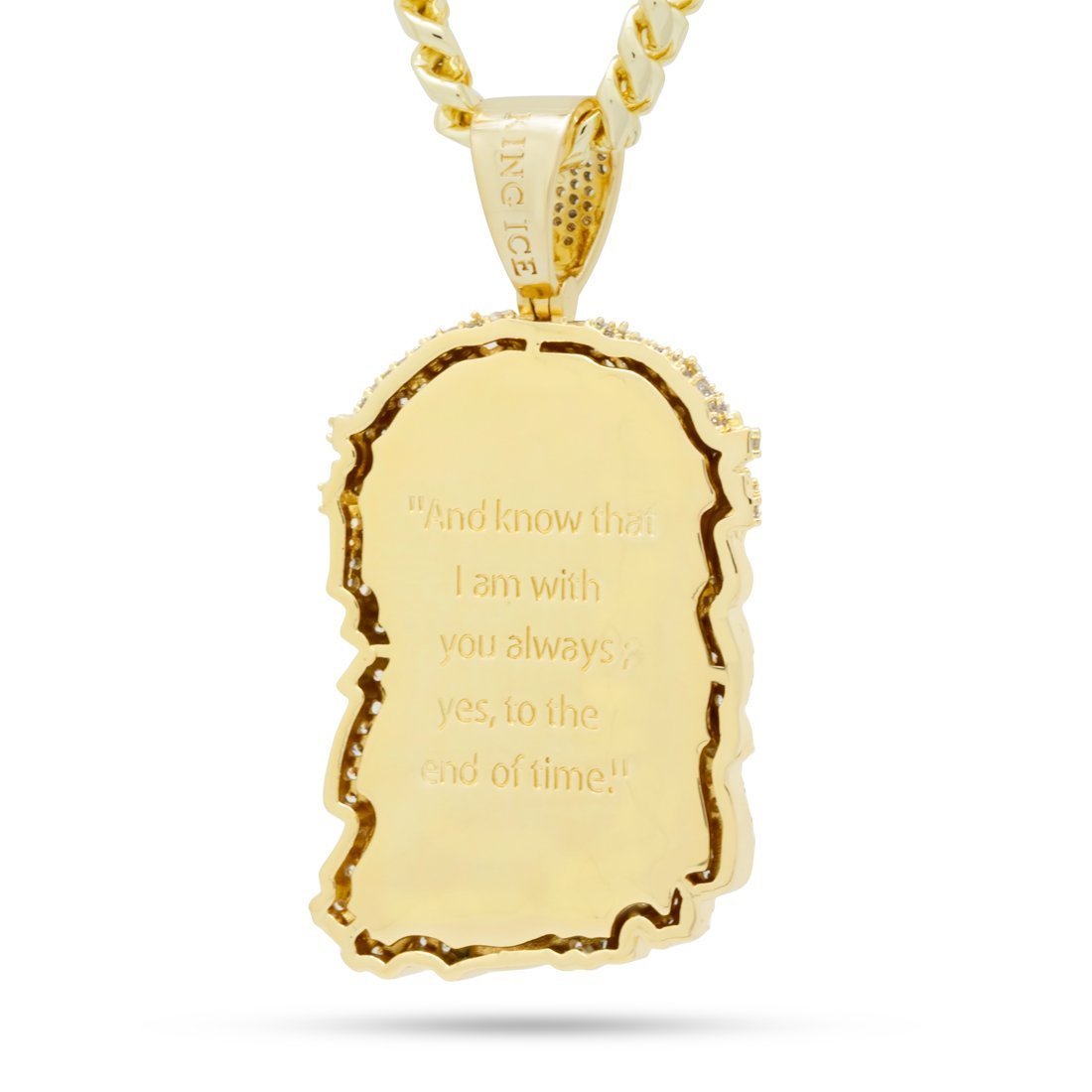 Christ Head Necklace in by King Ice