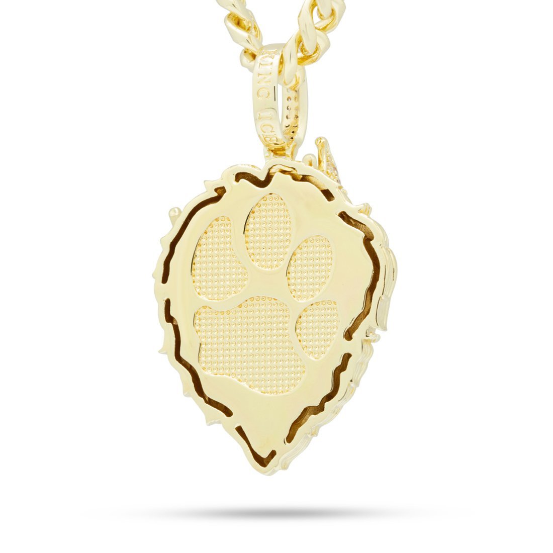 Classic Roaring Lion Necklace in by King Ice