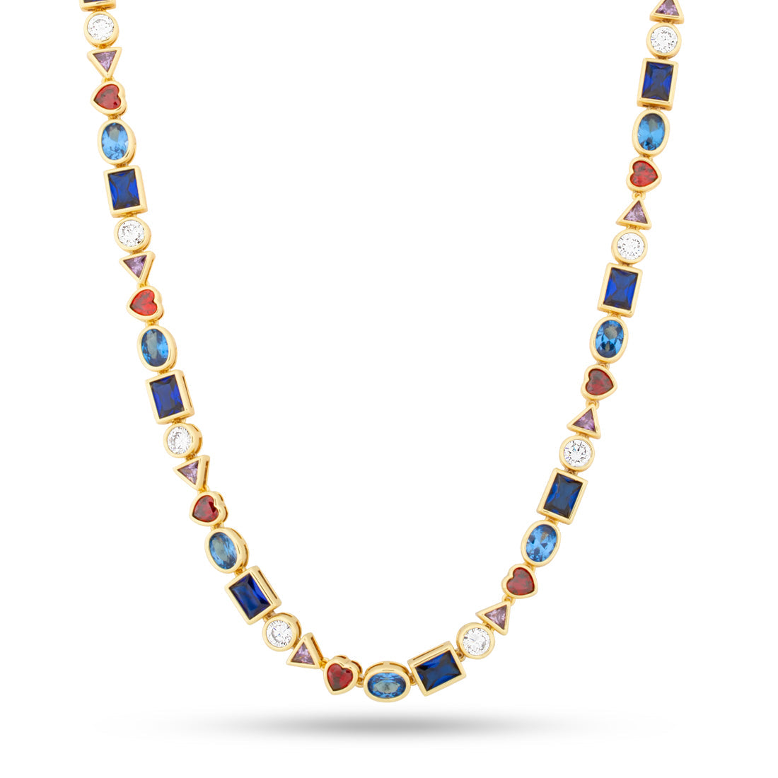 6mm Crown Julz Chain in Gold Plated / 14K Gold / 20" by King Ice