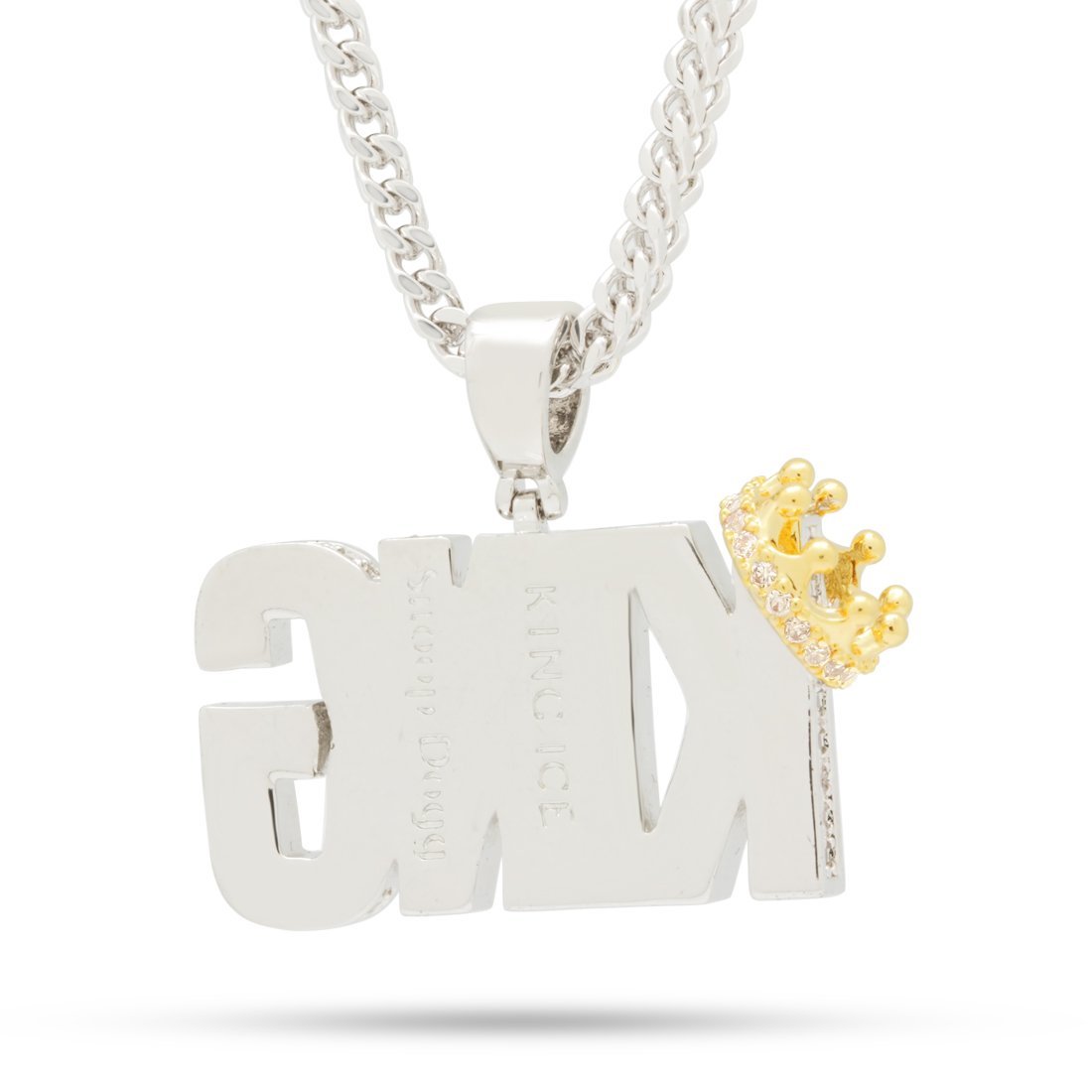 Crowned King Necklace in by King Ice