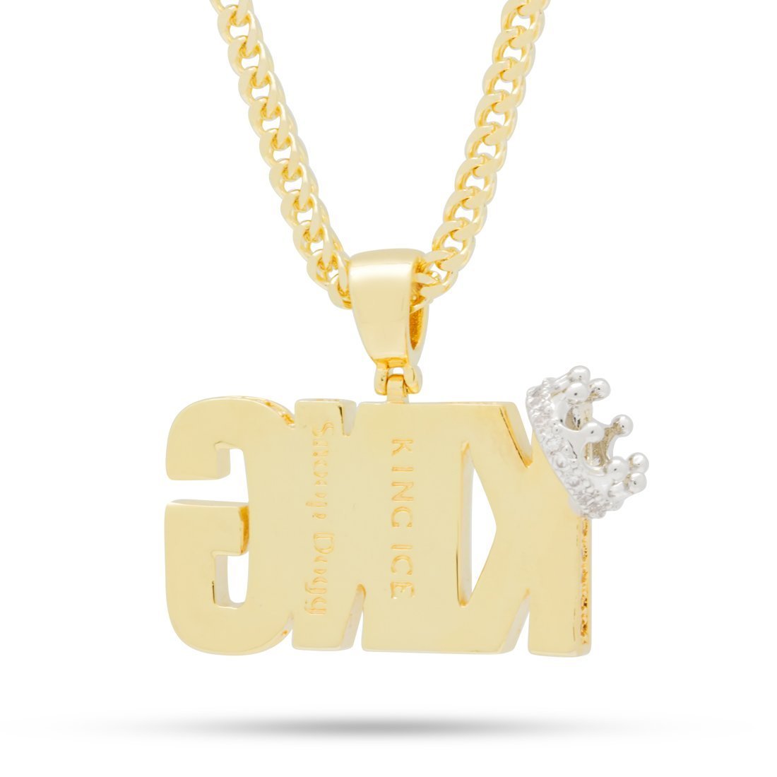 Crowned King Necklace in by King Ice